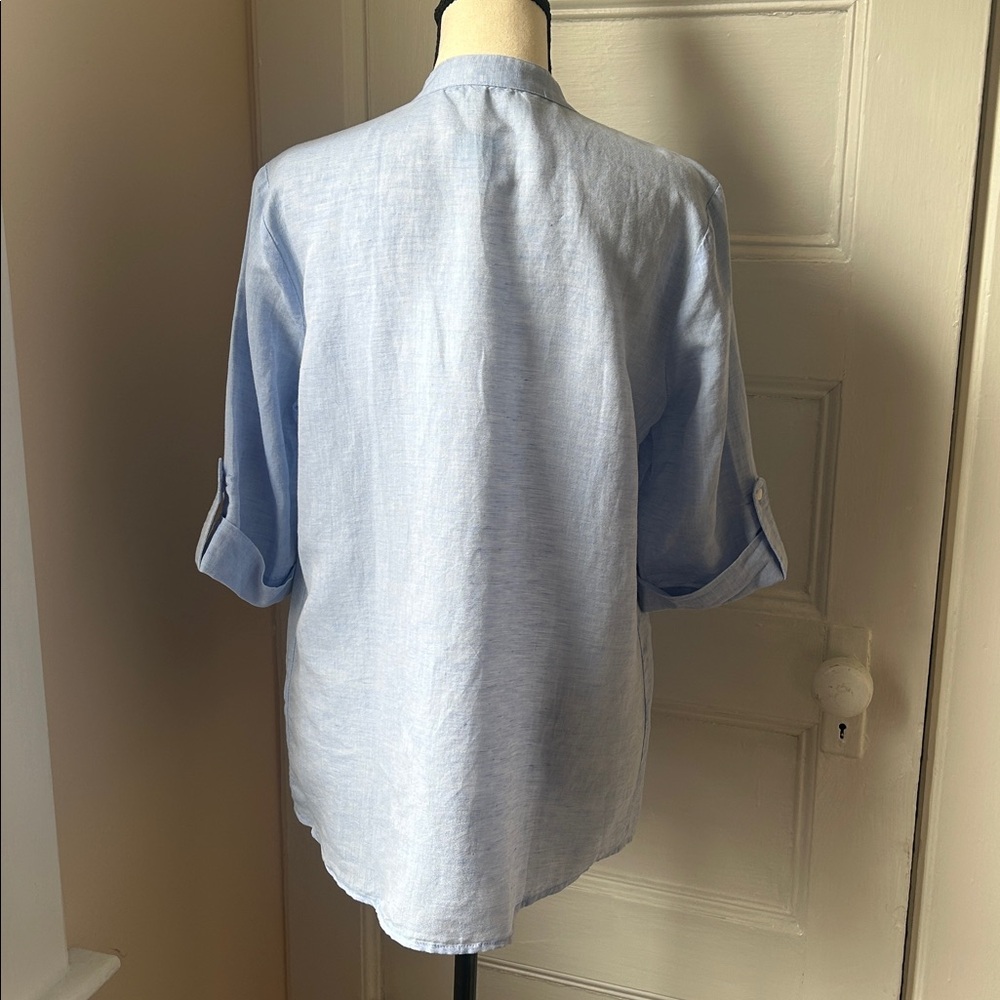 J.McLaughlin Rivierva Linen Cotton Shirt - Picture 5 of 9